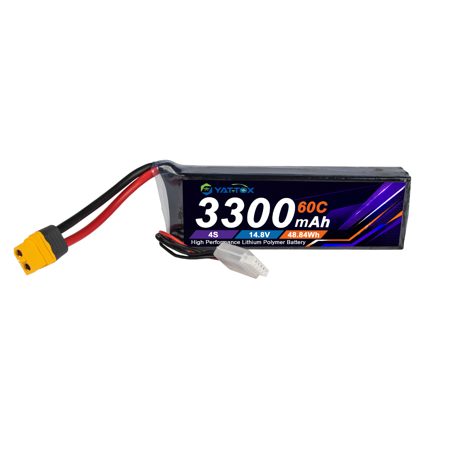 Drone Battery 4S - แบตเตอรี่ Yattox 4S 3300mAh 60C LiPo