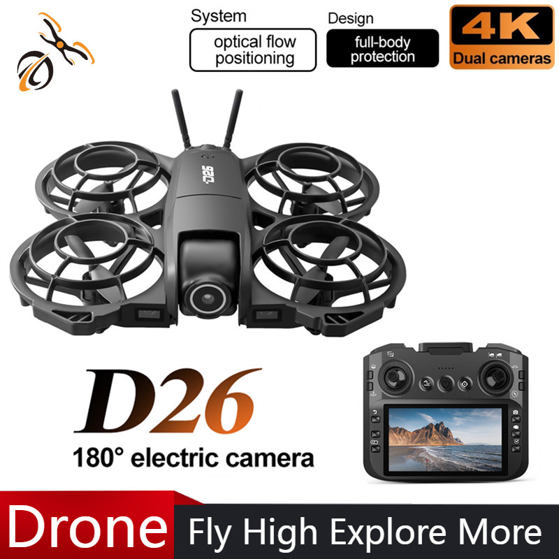โดรน D26 4K ถ่ายภาพทางอากาศ HD - Drone Battery Case บทวิจารณ์และราคา