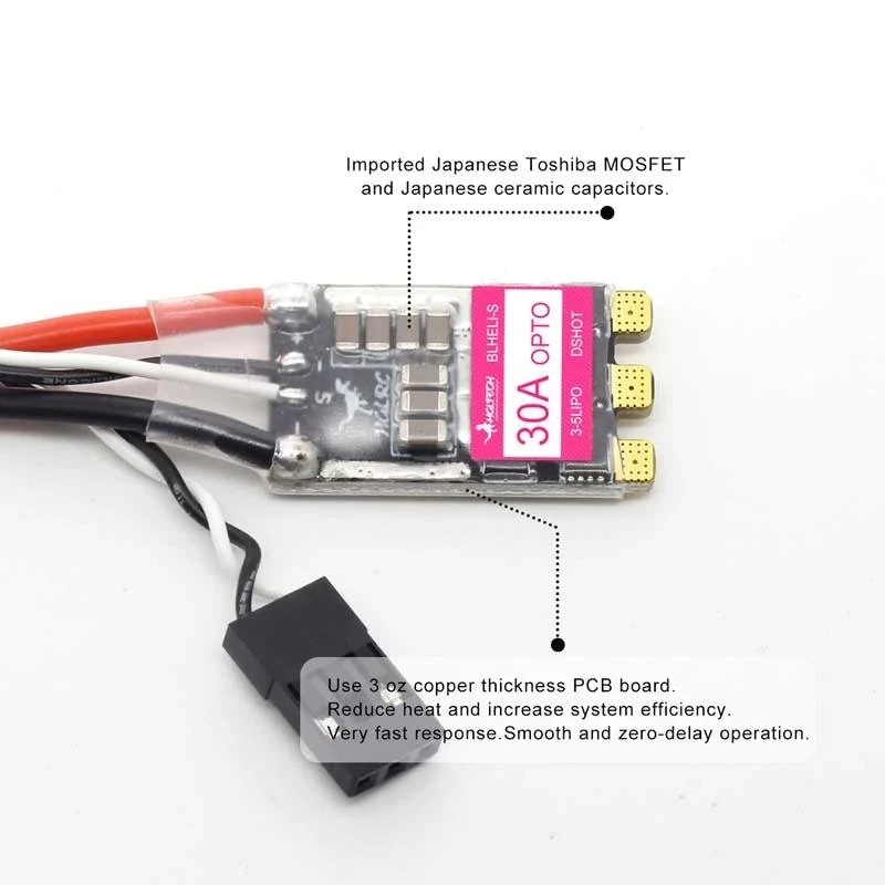 HGLRC 30A 30AMP ESC แบบไม่มีแป - Drone Battery Plate บทวิจารณ์และราคา